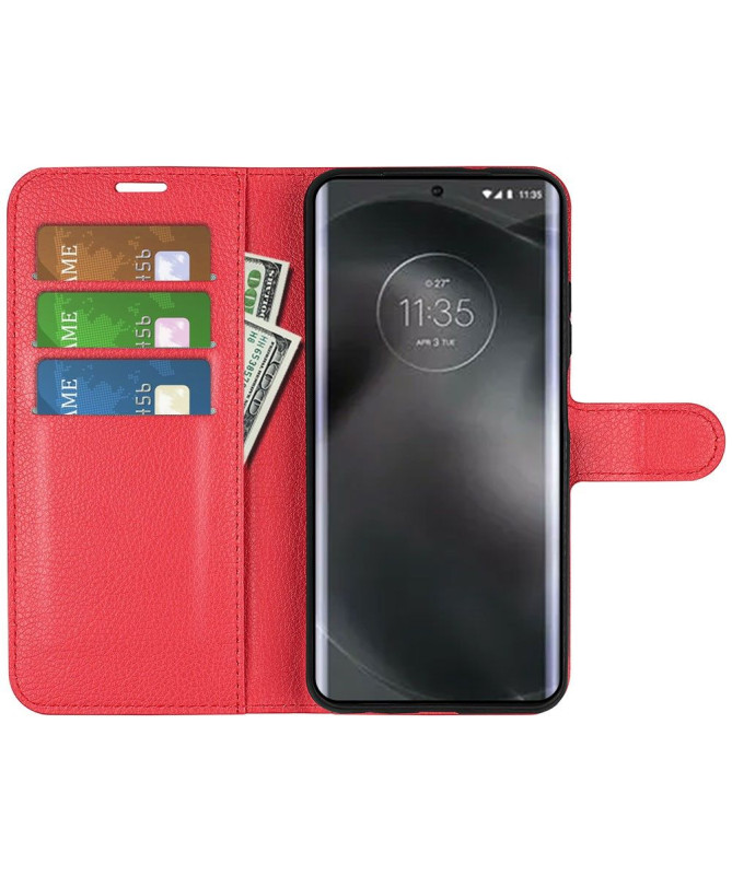 Housse Motorola Edge 30 Neo portefeuille style cuir