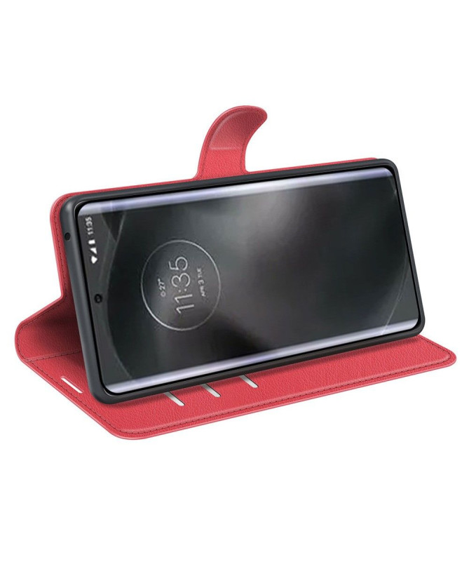 Housse Motorola Edge 30 Neo portefeuille style cuir