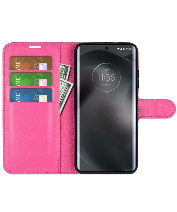 Housse Motorola Edge 30 Neo portefeuille style cuir