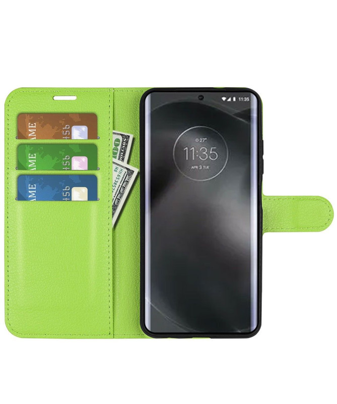 Housse Motorola Edge 30 Neo portefeuille style cuir