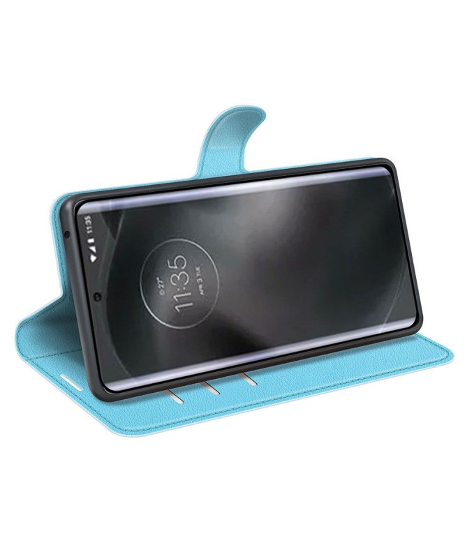 Housse Motorola Edge 30 Neo portefeuille style cuir