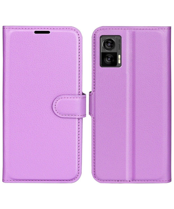 Housse Motorola Edge 30 Neo portefeuille style cuir