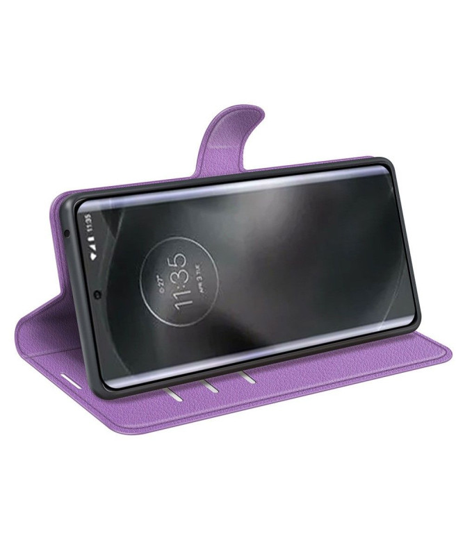 Housse Motorola Edge 30 Neo portefeuille style cuir