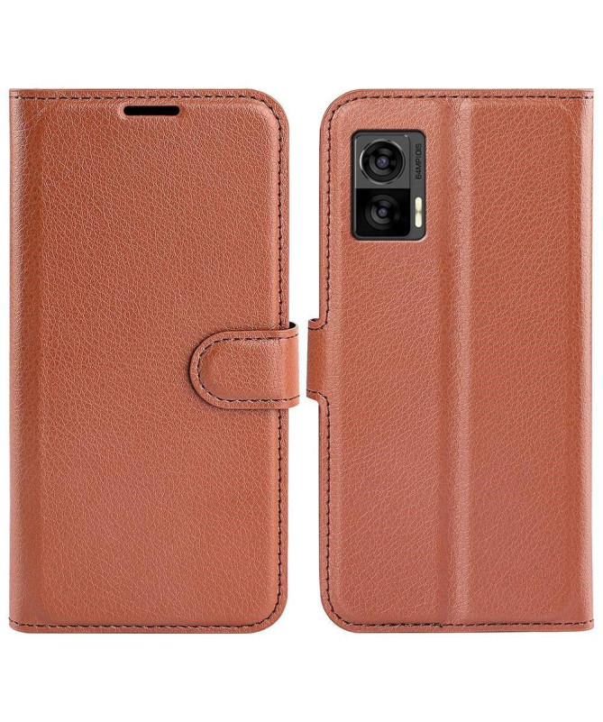 Housse Motorola Edge 30 Neo portefeuille style cuir