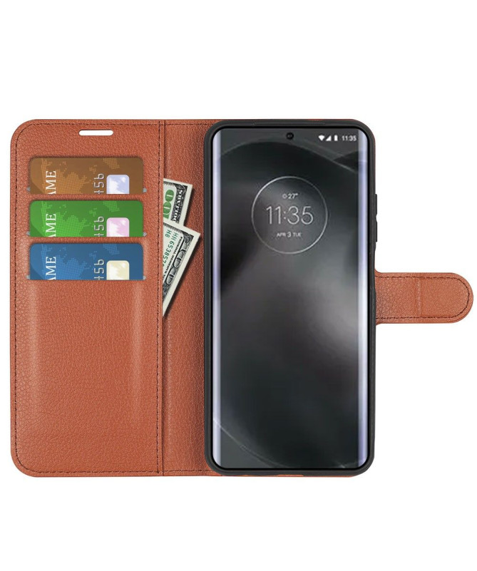 Housse Motorola Edge 30 Neo portefeuille style cuir