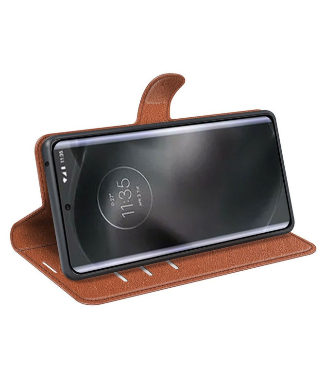 Housse Motorola Edge 30 Neo portefeuille style cuir