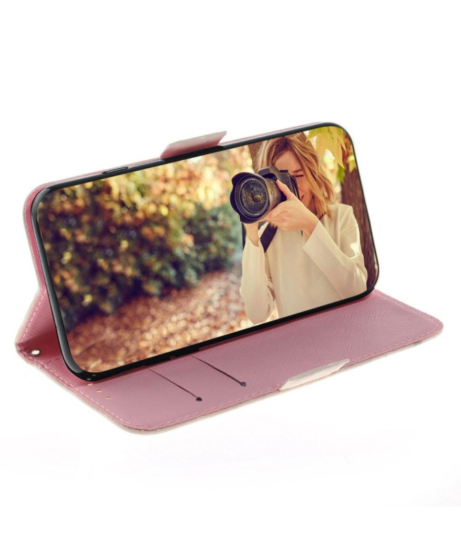 Housse Motorola Edge 30 Neo Magnolia Fleur