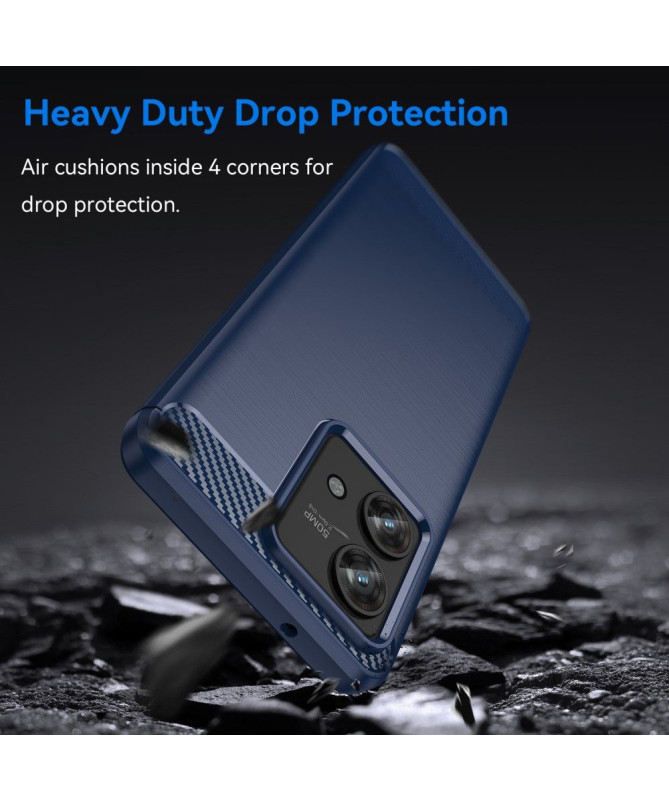 Coque Motorola Edge 40 Neo Flexible Effet Brossé