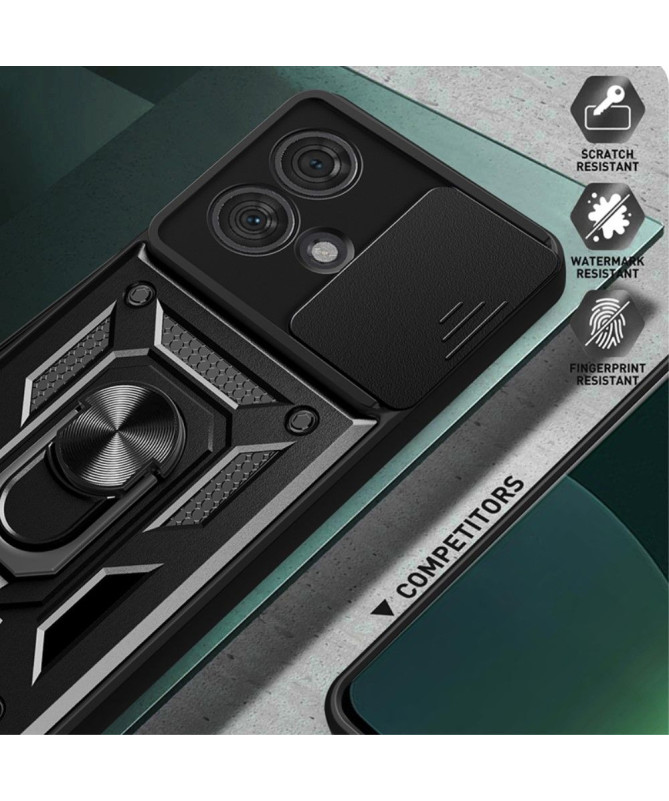Coque Motorola Edge 40 Neo Camera Slide Fonction Support