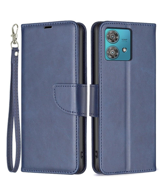 Housse Motorola Edge 40 Neo Simili Cuir à Lanière Series-4