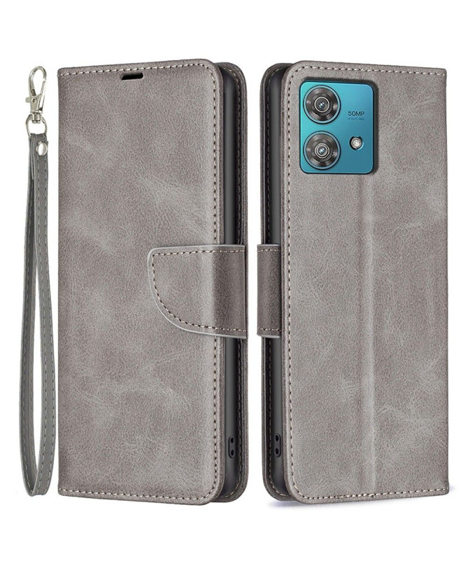 Housse Motorola Edge 40 Neo Simili Cuir à Lanière Series-4