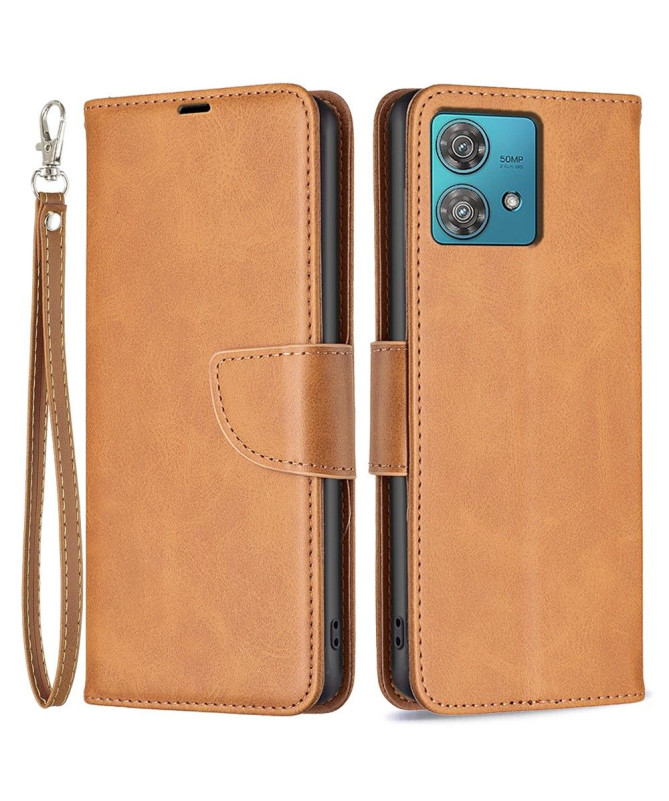 Housse Motorola Edge 40 Neo Simili Cuir à Lanière Series-4