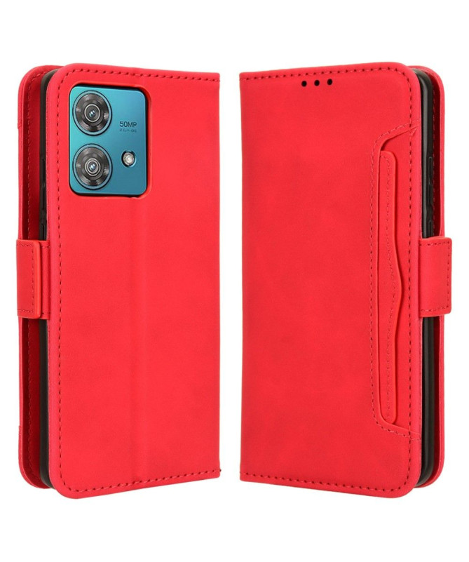 Housse Motorola Edge 40 Neo Premium avec Porte Cartes