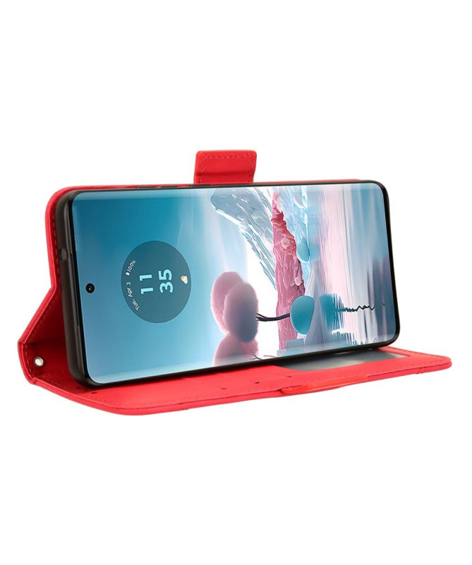 Housse Motorola Edge 40 Neo Premium avec Porte Cartes