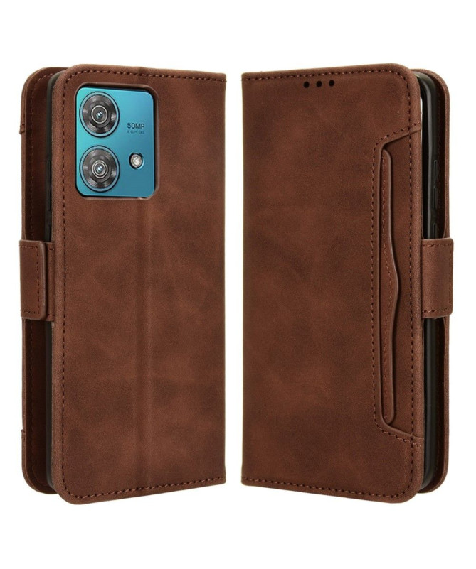 Housse Motorola Edge 40 Neo Premium avec Porte Cartes