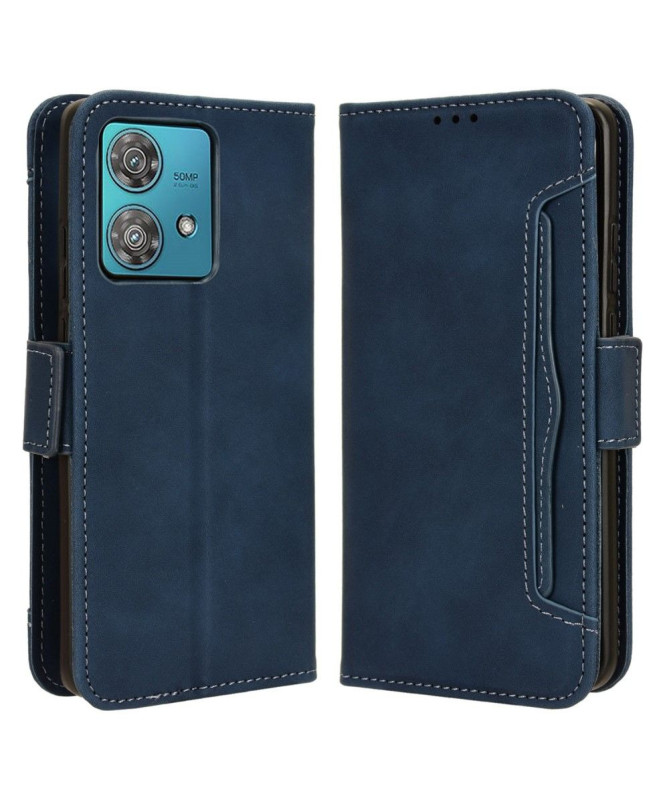 Housse Motorola Edge 40 Neo Premium avec Porte Cartes