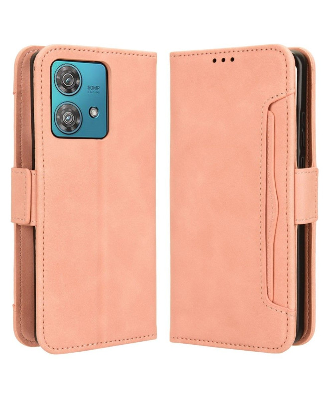 Housse Motorola Edge 40 Neo Premium avec Porte Cartes