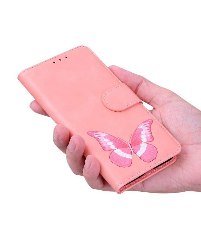 Housse Motorola Edge 40 Neo Protection Papillon Coloré