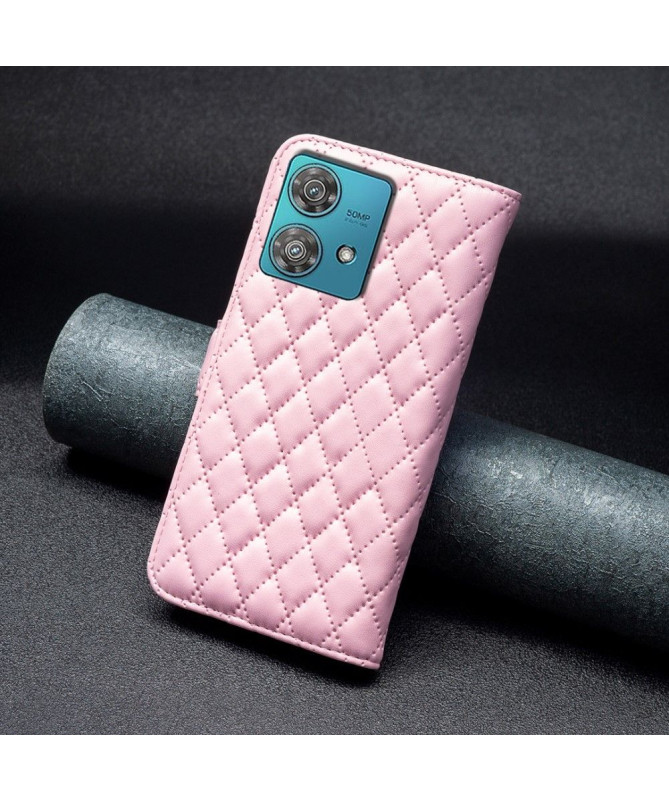 Housse Motorola Edge 40 Neo Premium Matelassé