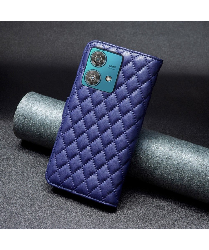 Housse Motorola Edge 40 Neo Premium Matelassé