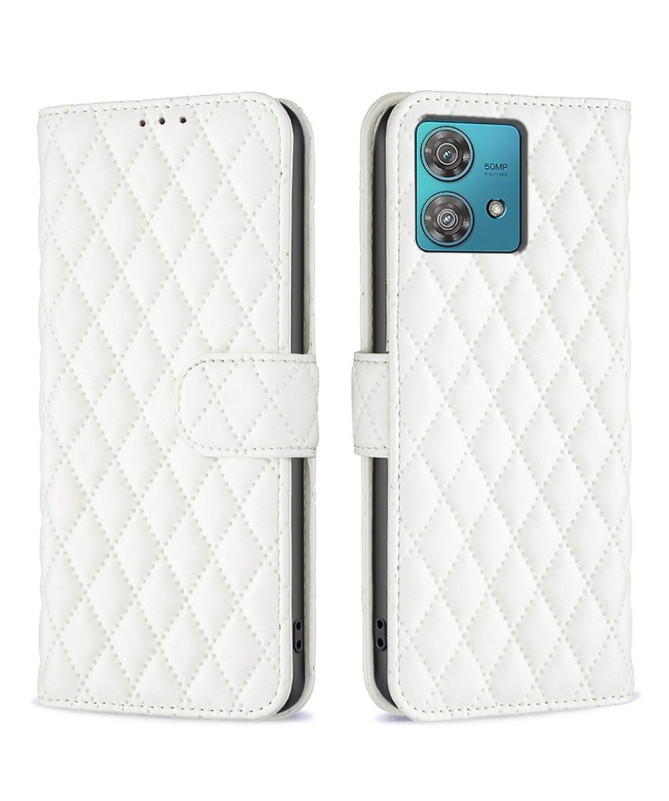 Housse Motorola Edge 40 Neo Premium Matelassé