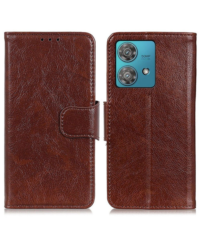 Housse Motorola Edge 40 Neo Style Cuir Vieilli