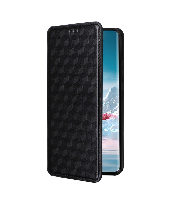 Housse Motorola Edge 40 Neo flip cover design géométrie