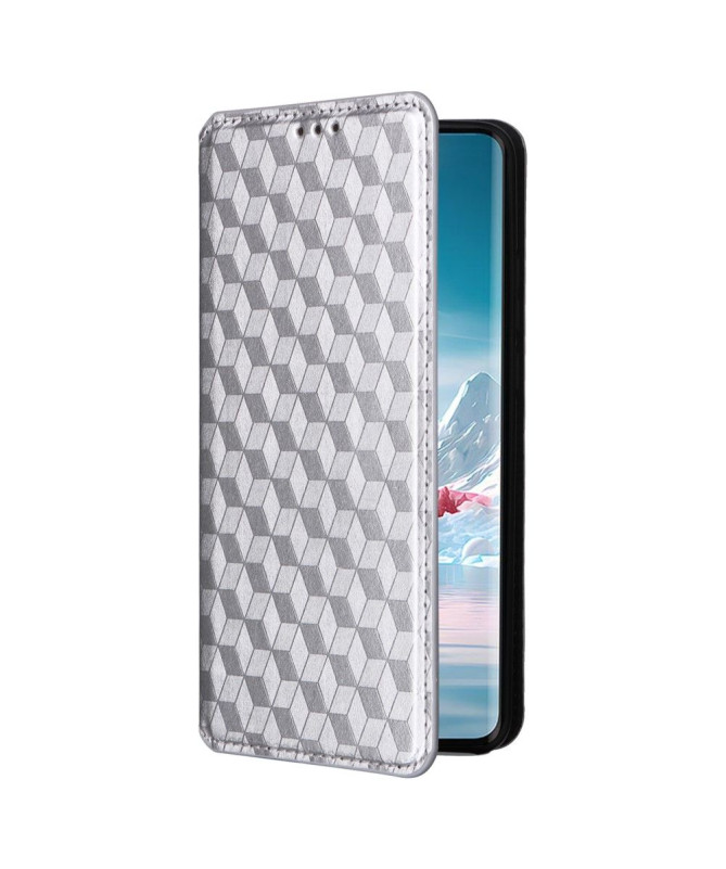 Housse Motorola Edge 40 Neo flip cover design géométrie