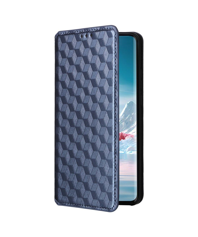 Housse Motorola Edge 40 Neo flip cover design géométrie