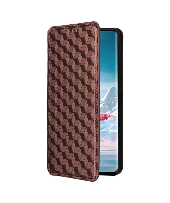 Housse Motorola Edge 40 Neo flip cover design géométrie