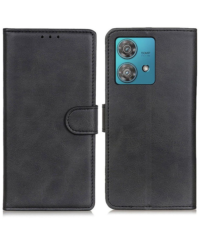 Housse Motorola Edge 40 Neo Marius effet cuir mat