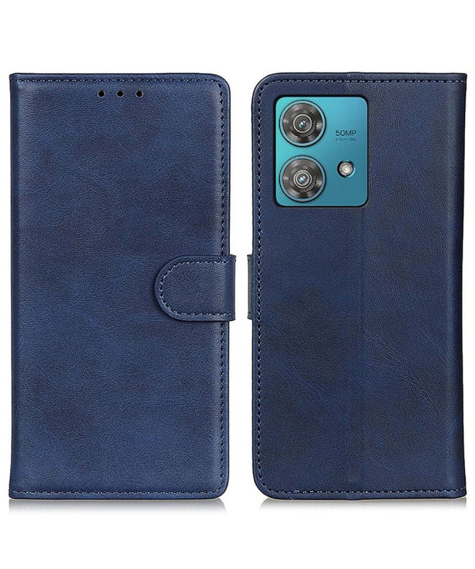 Housse Motorola Edge 40 Neo Marius effet cuir mat