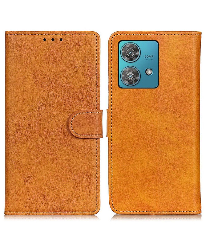 Housse Motorola Edge 40 Neo Marius effet cuir mat