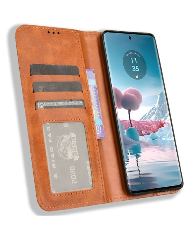 Étui Motorola Edge 40 Neo Le Cirénius Style Cuir