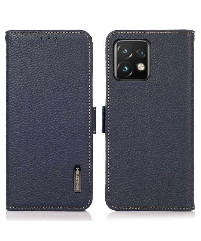 Housse Motorola Edge 40 Pro KHAZNEH cuir grainé first