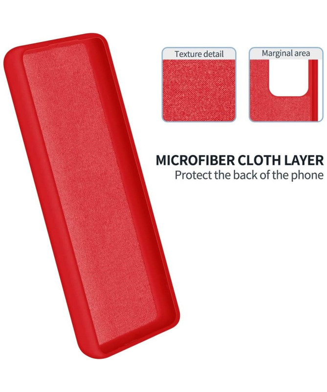 Coque Motorola Edge 40 Puro silicone liquide