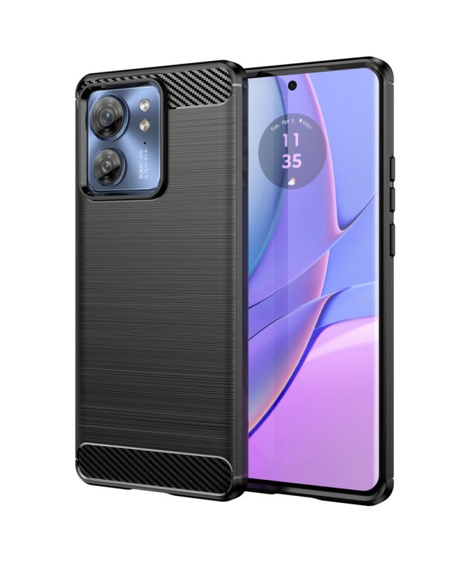 Coque Motorola Edge 40 effet brossé silicone
