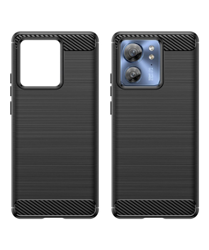 Coque Motorola Edge 40 effet brossé silicone
