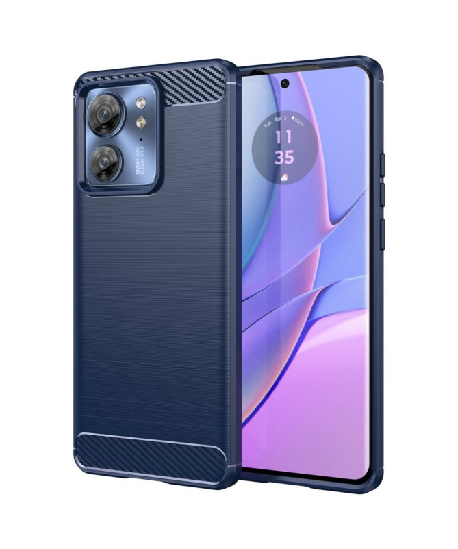 Coque Motorola Edge 40 effet brossé silicone
