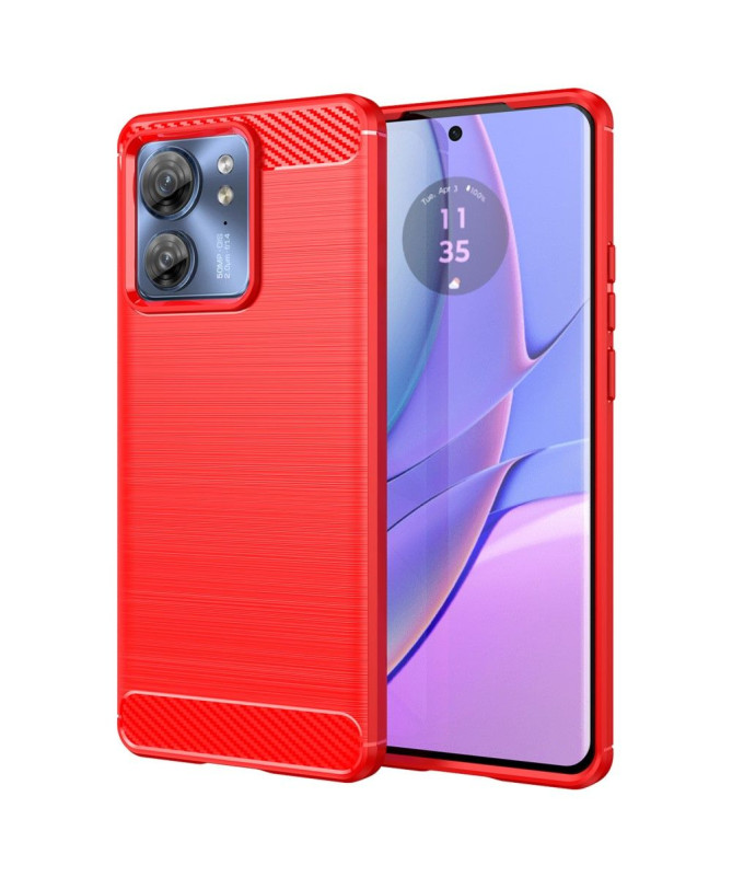 Coque Motorola Edge 40 effet brossé silicone