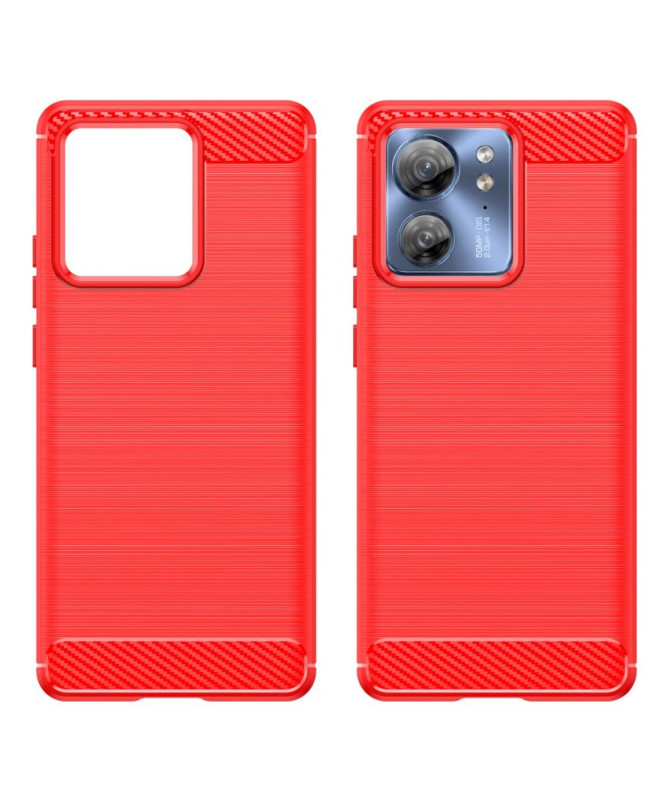Coque Motorola Edge 40 effet brossé silicone