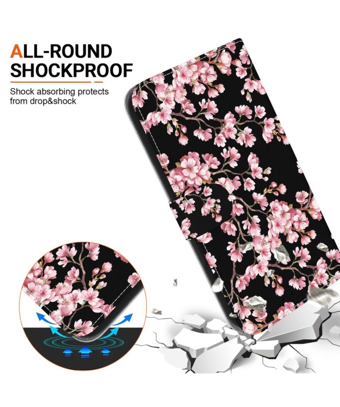 Housse Motorola Edge 40 Cerisier en Fleurs