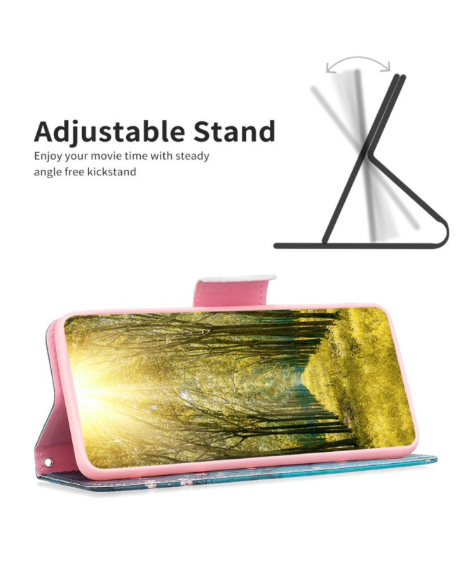 Housse Motorola Edge 40 Branches Fleuries