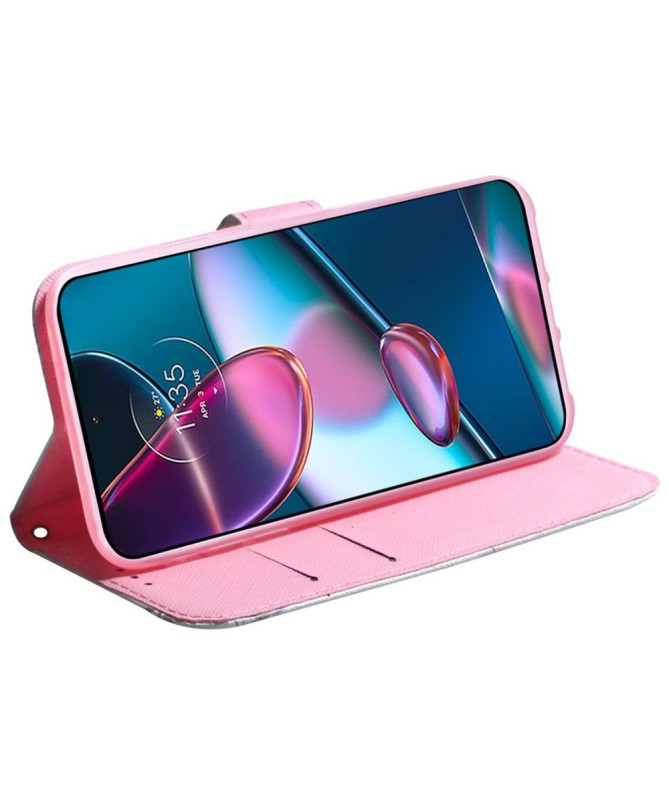 Étui Motorola Edge 40 fleur sauvage