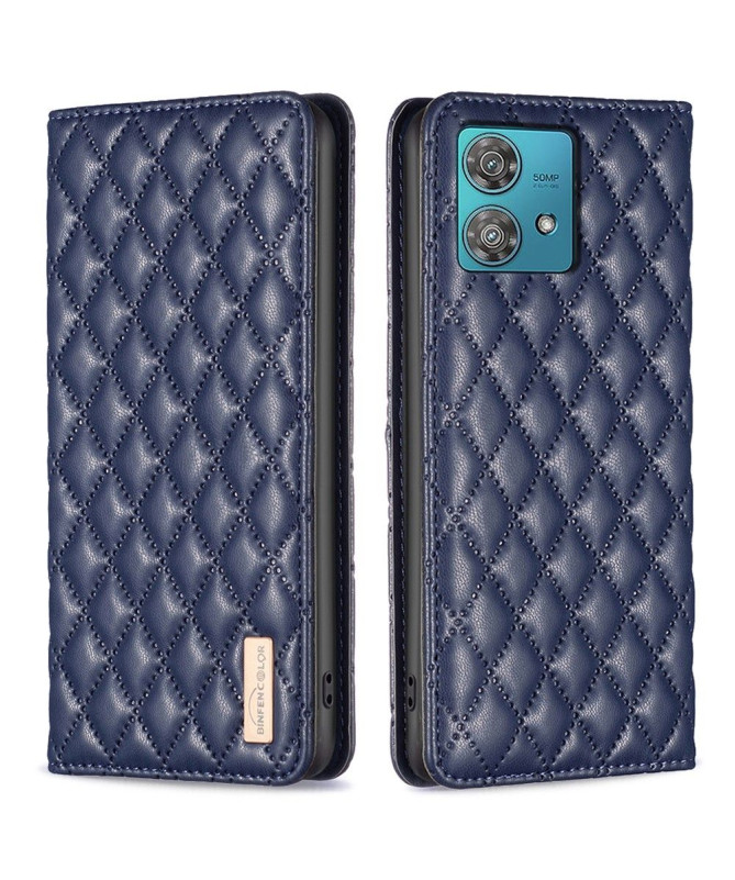 Flip Cover Motorola Edge 40 Neo Matelassé BINFEN