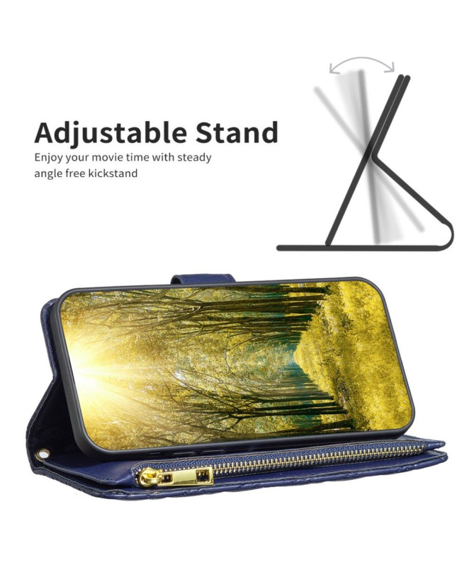 Étui Motorola Edge 50 Pro Matelassé BINFEN à Lanière