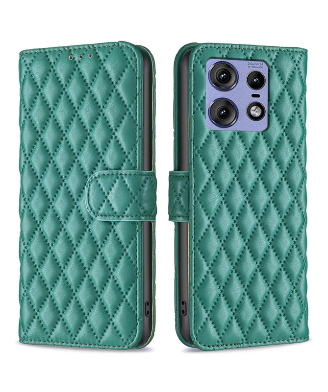 Housse Motorola Edge 50 Pro Premium Matelassé