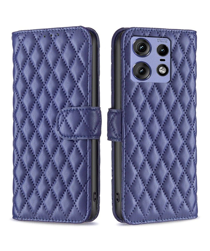 Housse Motorola Edge 50 Pro Premium Matelassé