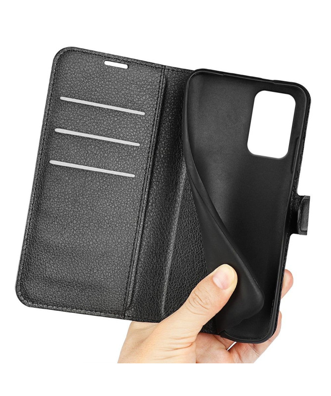 Housse Motorola Edge 50 Fusion portefeuille style cuir