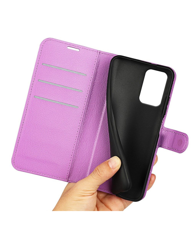 Housse Motorola Edge 50 Fusion portefeuille style cuir